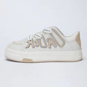 Aelfric Eden Letter Patchwork Sneakers with Large Laces (Women's US 7.5, EU 39)